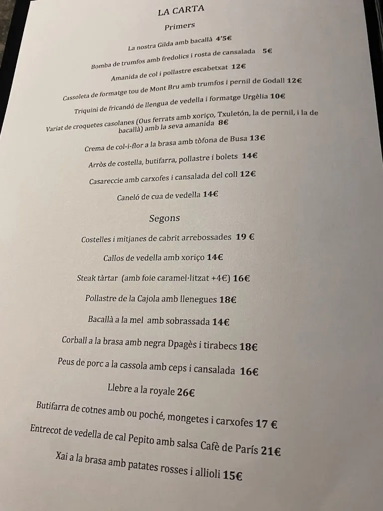 Menu_Restaurant Mare De La Font_Bassella_image_2