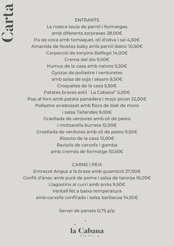 Menu_Cabana d'en Geli_Bassella_image_3
