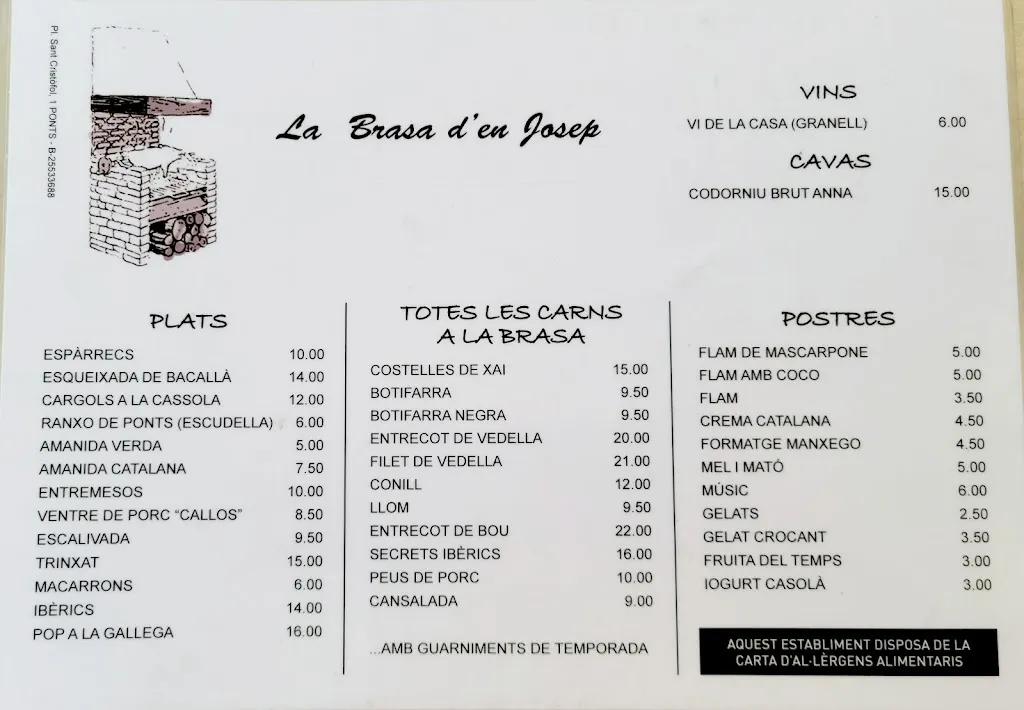 Menu_La Brasa_Bassella_image_1