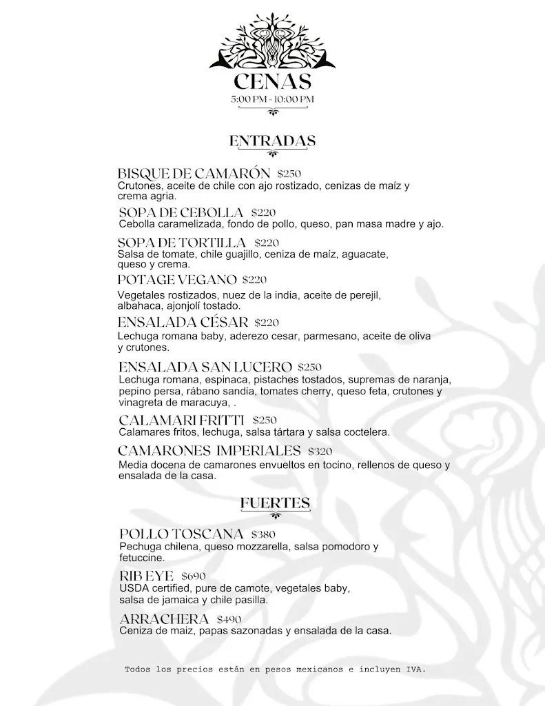 Menu_San Lucero Restaurant & Wine Bar_Cabó_image_2