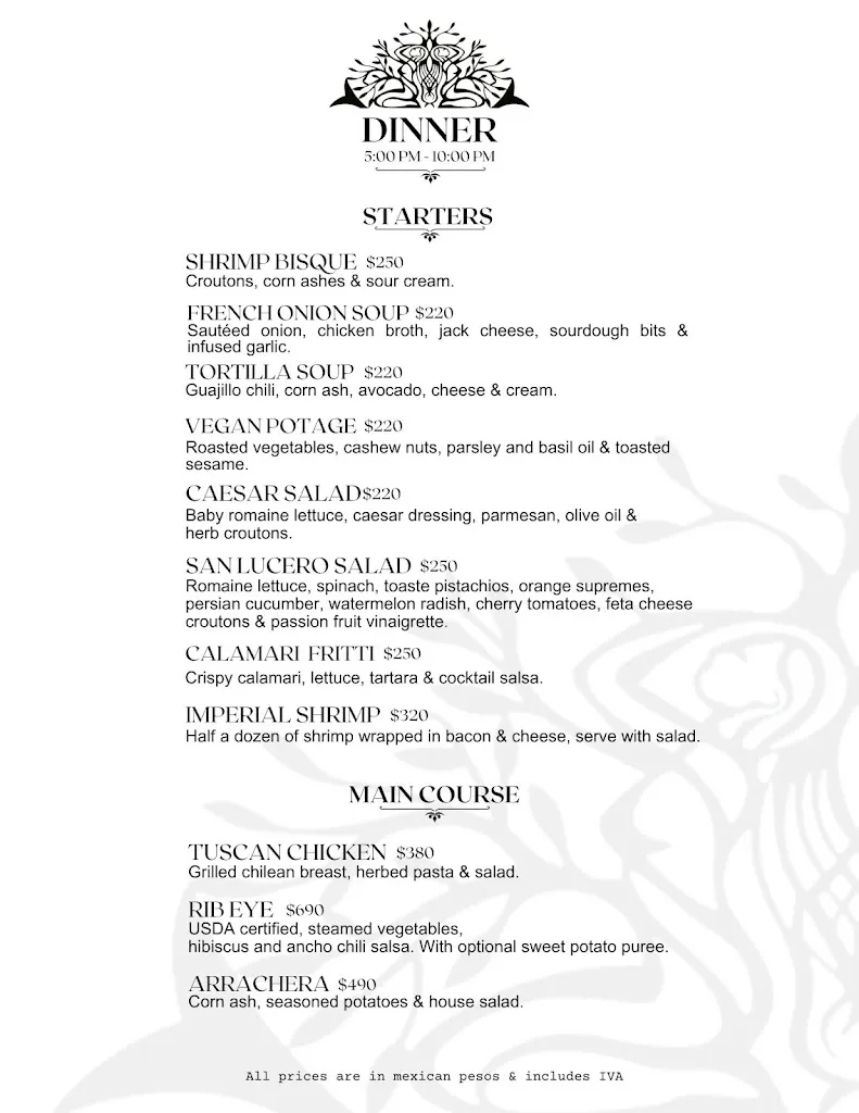 Menu_San Lucero Restaurant & Wine Bar_Cabó_image_3