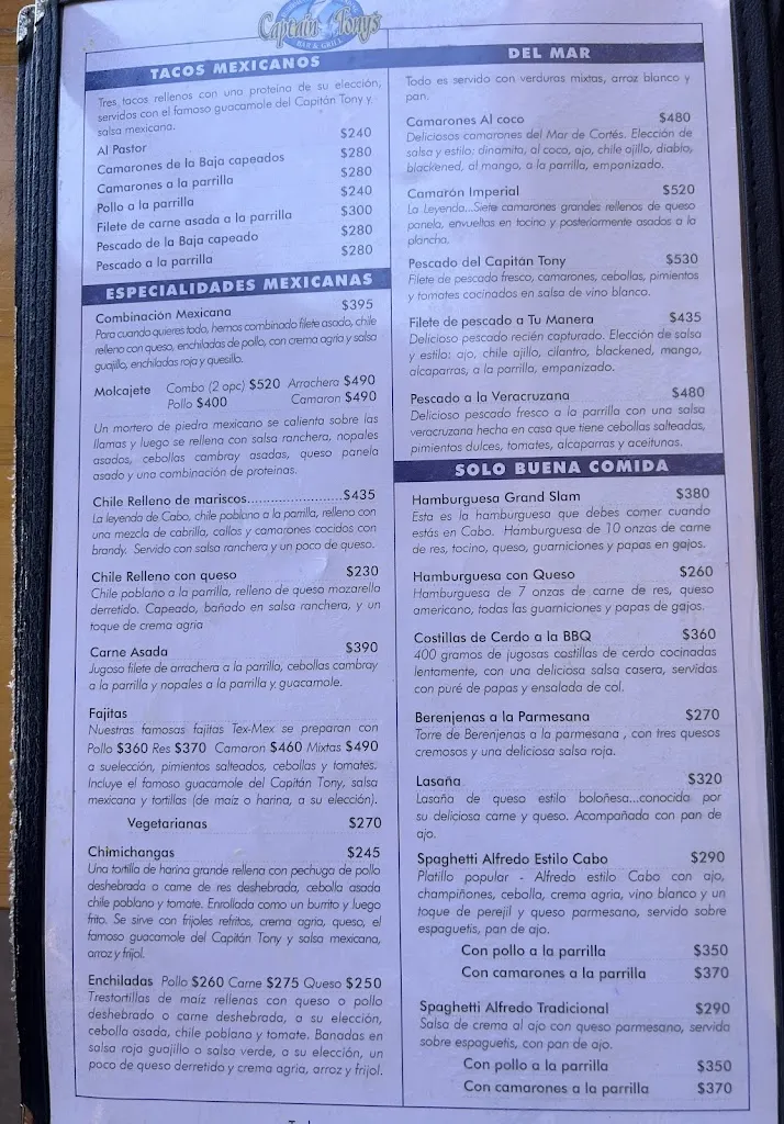 Menu_Captain Tony's_Cabó_image_3