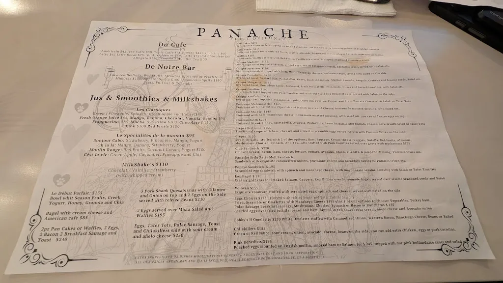 Menu_PANACHE RESTAURANT_Cabó_image_2
