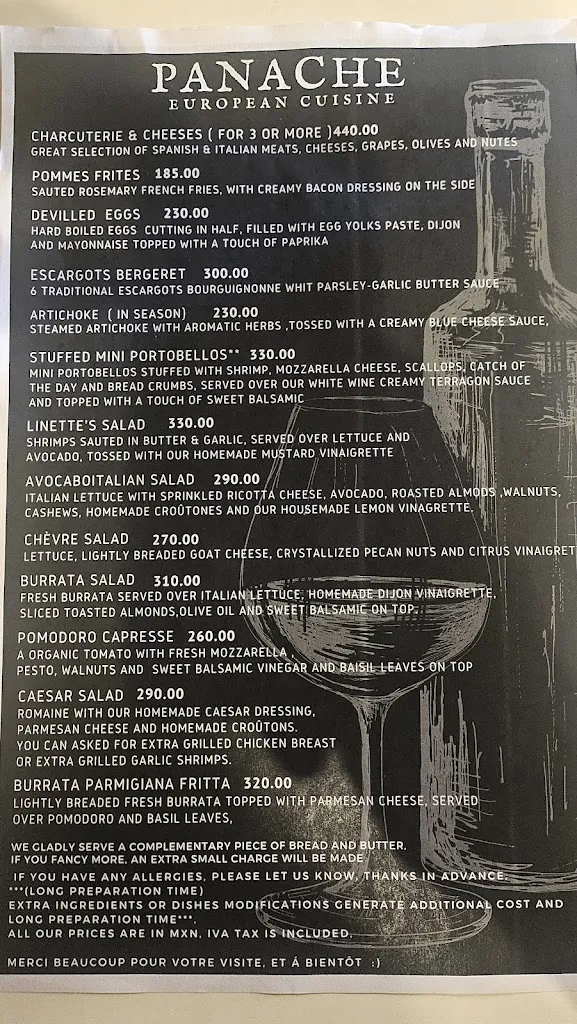 Menu_PANACHE RESTAURANT_Cabó_image_4