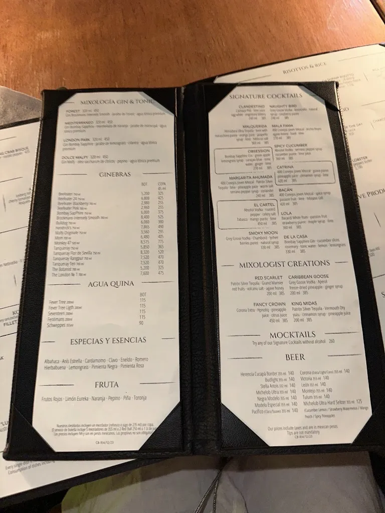 Menu_RosaNegra Latin American Cuisine_Cabó_image_3