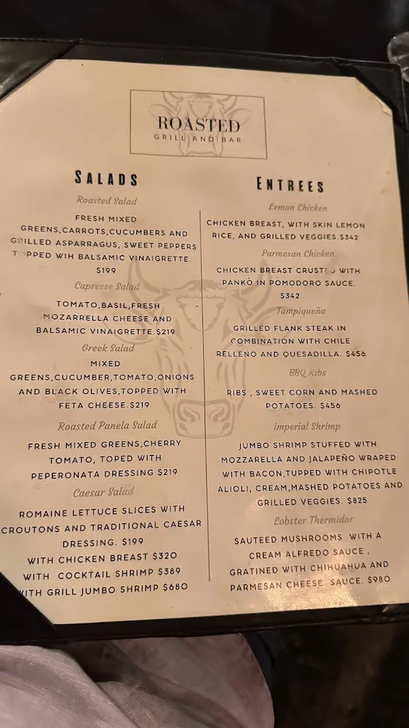 Menu_Roasted Grill & Bar_Cabó_immagine_2