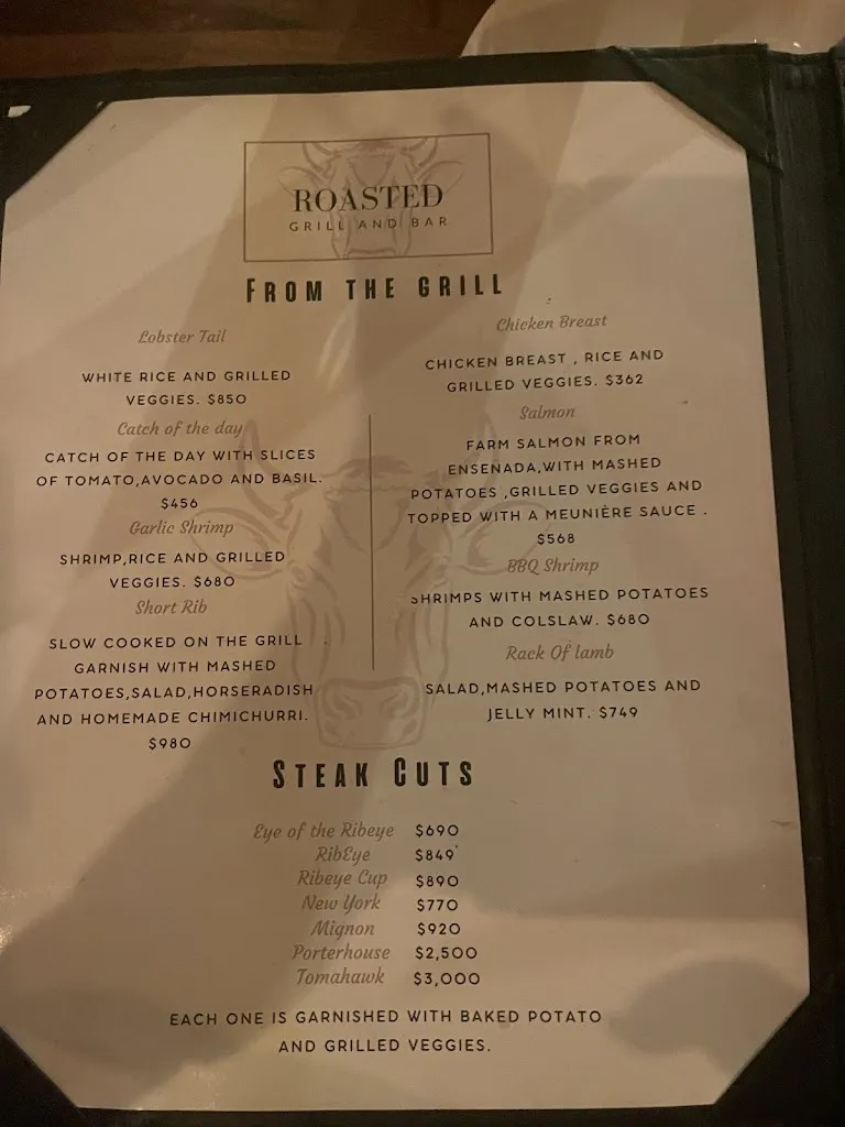 Menu_Roasted Grill & Bar_Cabó_immagine_3