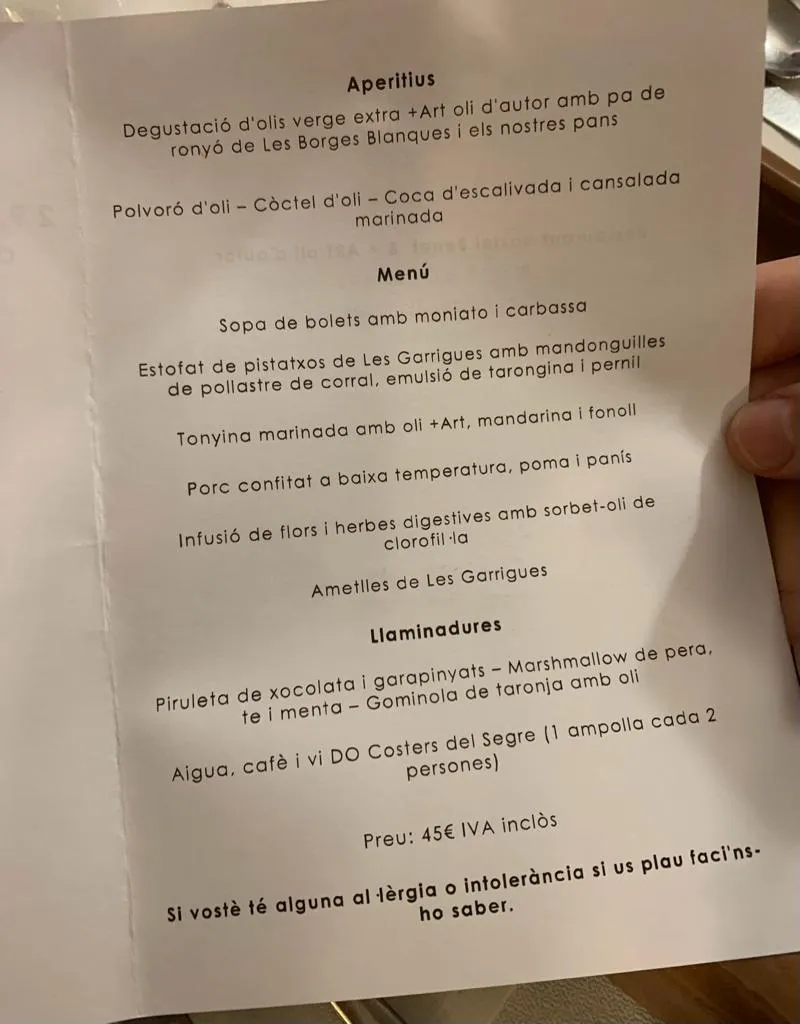 Menu_Restaurant Hostel Benet_Borges Blanques Les_image_2