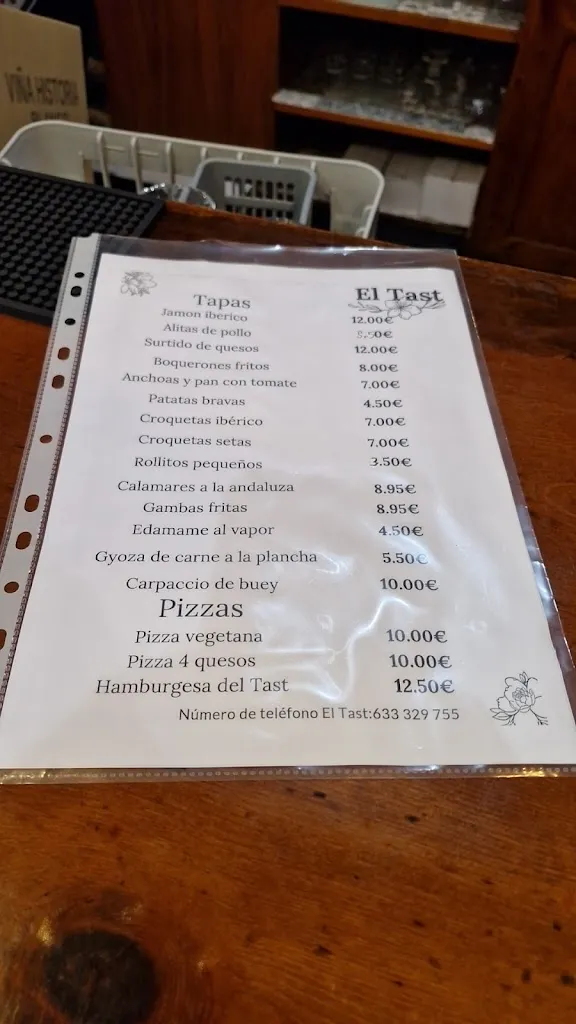 Menu_Bar Restaurant El Tast_Borges Blanques Les_image_2
