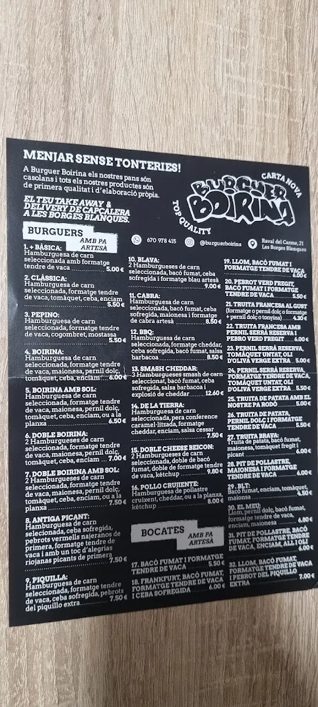 dagabafo_Burguer Boirina Hamburguesería Restaurante_Borges Blanques Les_review