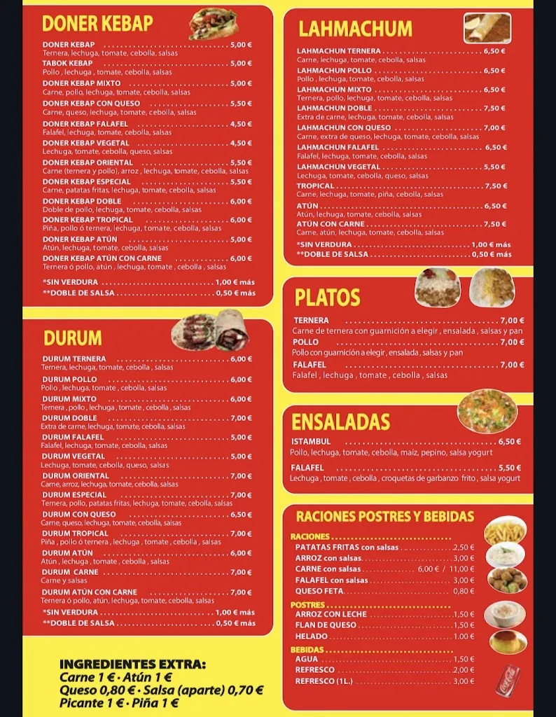 Menu_Doner Kebap _Betanzos_image_1