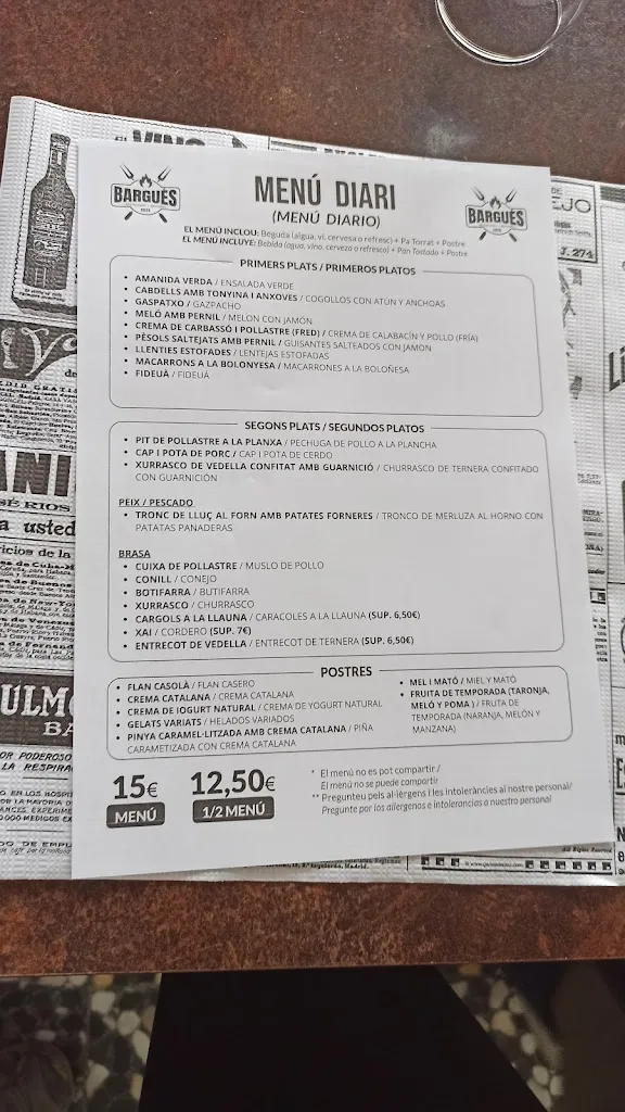 Menu_Restaurant Bargués_Cervera_image_1