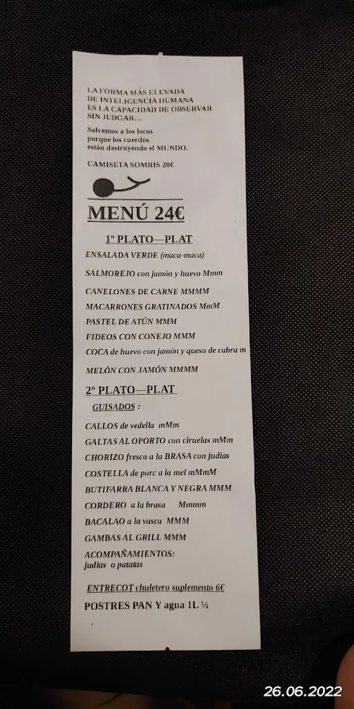 Menu_Restaurant Sant Ponç_Clariana de Cardener_image_2