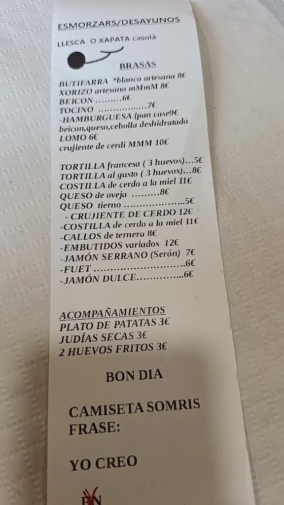 Menu_Restaurant Sant Ponç_Clariana de Cardener_image_3