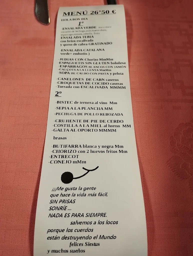 Menu_Restaurant Sant Ponç_Clariana de Cardener_image_4