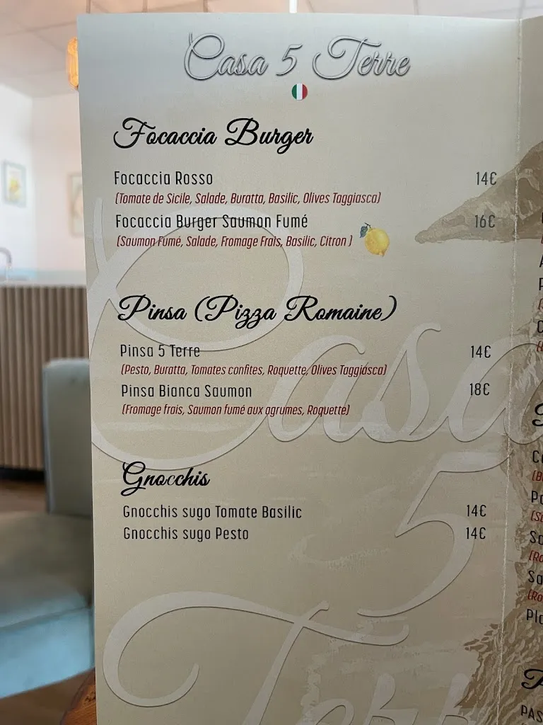 Menu_CASA 5 TERRE_Canejan_image_4