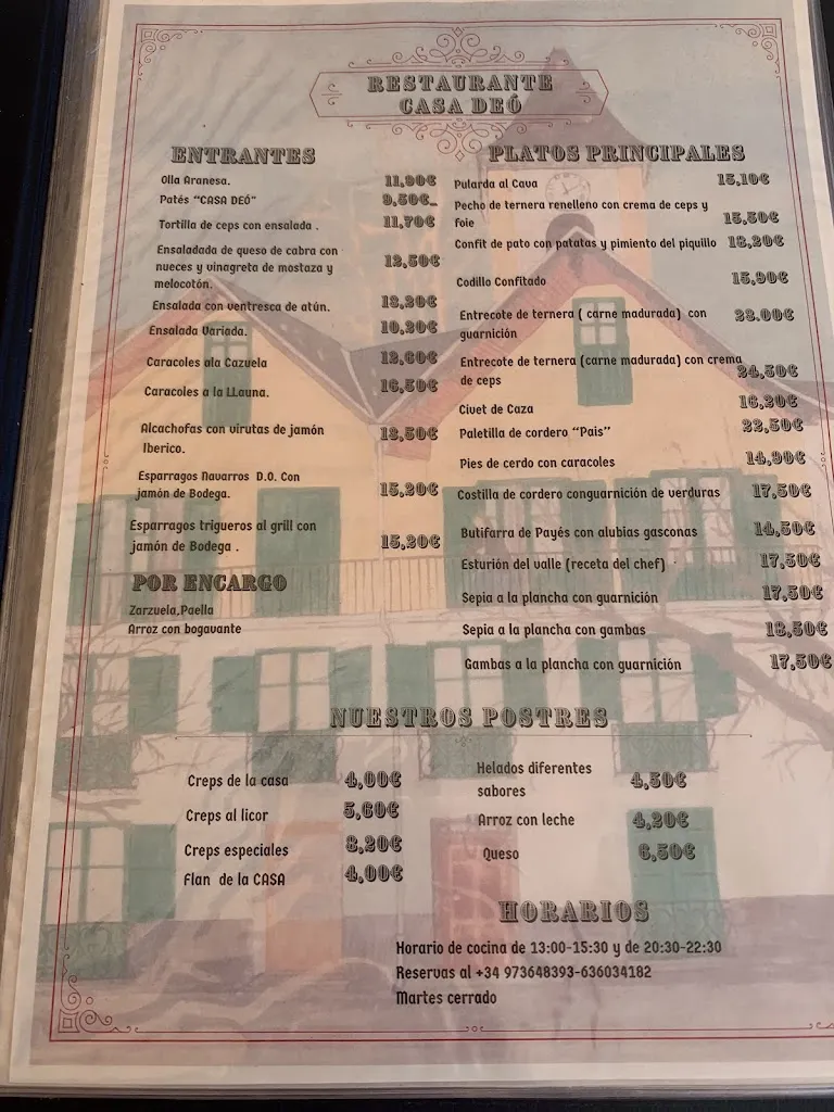 Menu_Restaurant Casa Deó_Canejan_image_1