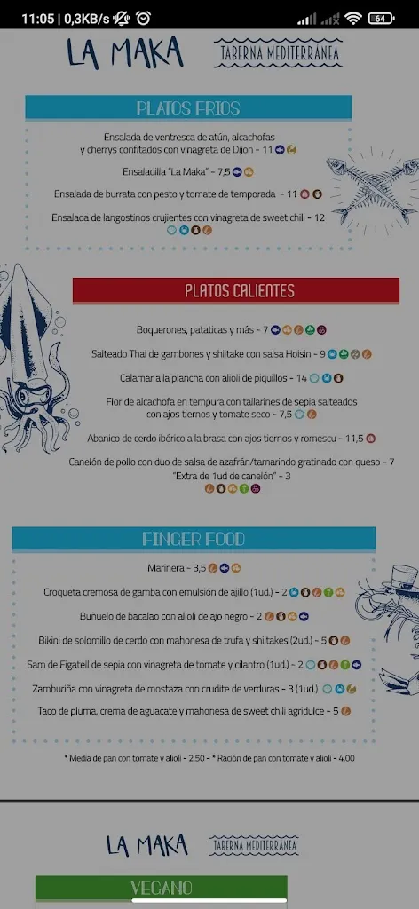 Menu_La Maka, Taberna Mediterránea en Guardamar_Guardamar del Segura_image_4