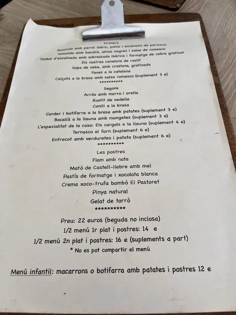 Menu_Restaurant Tahussà_Coll de Nargó_image_2
