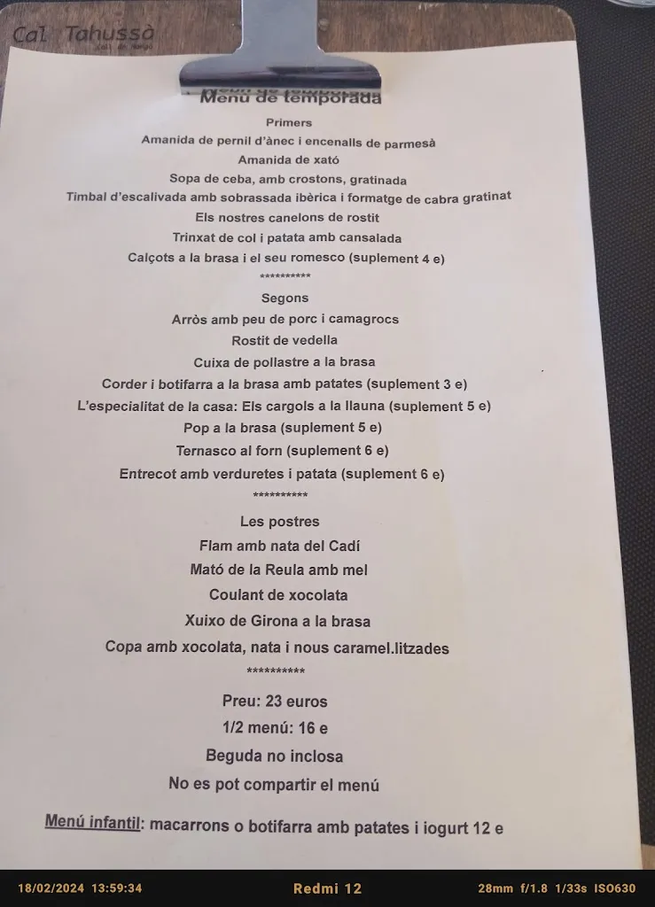 Menu_Restaurant Tahussà_Coll de Nargó_image_3
