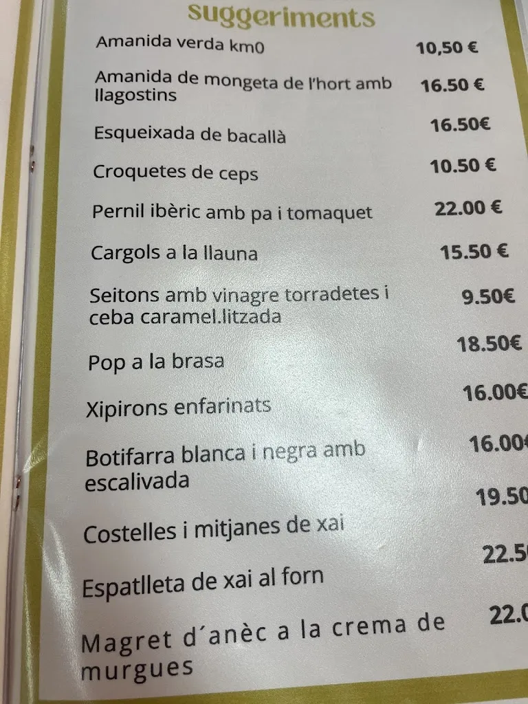 Menu_Bar Restaurant La Coma_Coma i la Pedra La_image_4