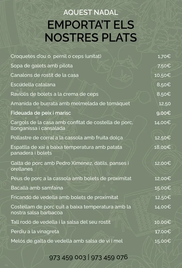 Menu_Restaurant Hostal Roma_Cubells_image_1