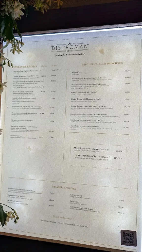 Menu_Le Bistroman Atelier_Estaràs_image_2