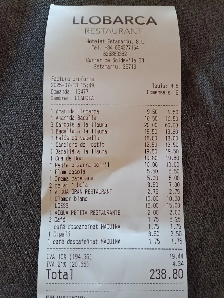 Carles Tello_Restaurant Llobarca_Estamariu_review