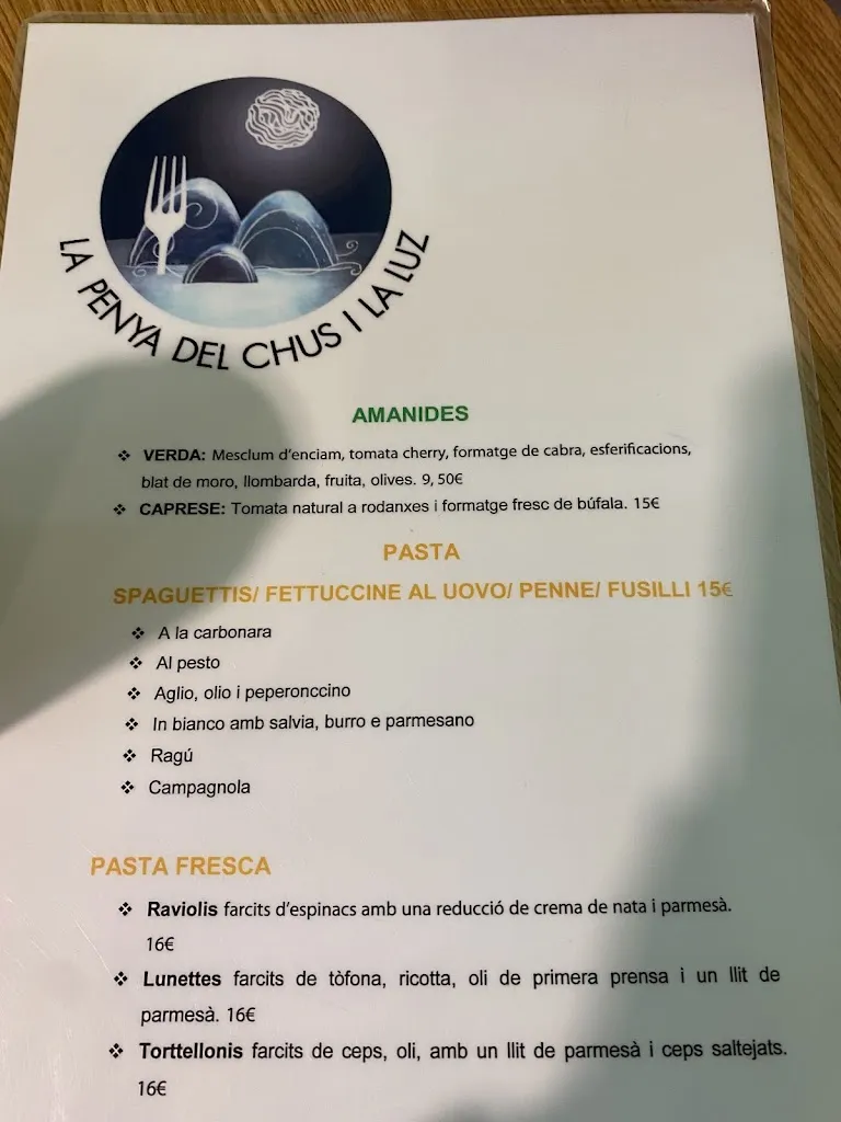 Menu_Bar Restaurant La Penya_Castell de Mur_image_4