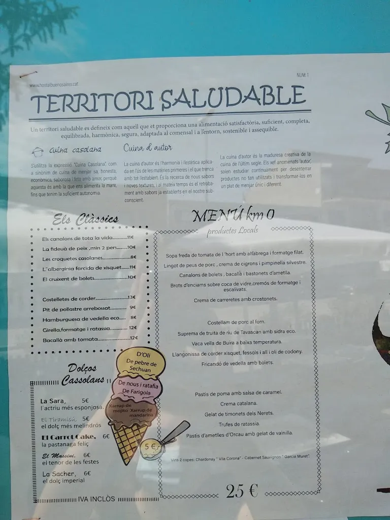 Menu_Hostal - Restaurant Buenos Aires_Castell de Mur_image_3