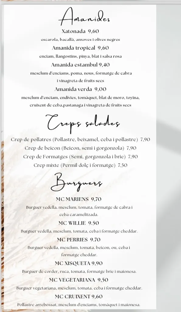 Menu_Willie_Castell de Mur_immagine_2