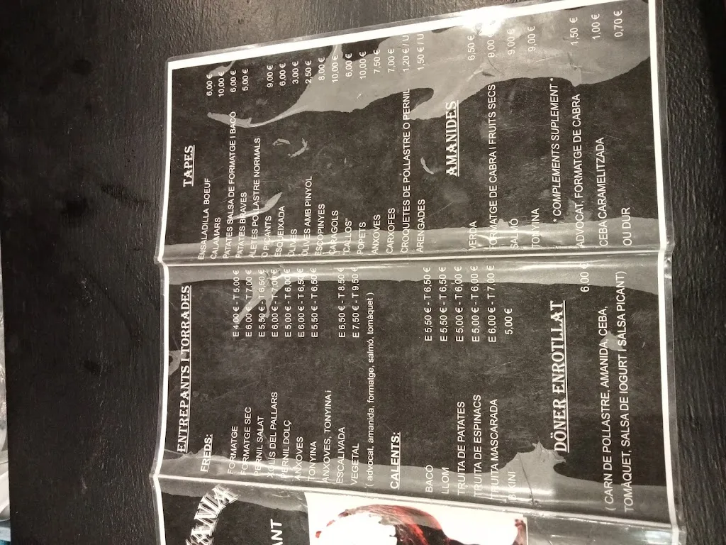 Menu_Bar Restaurant Transilvania_Castell de Mur_image_2