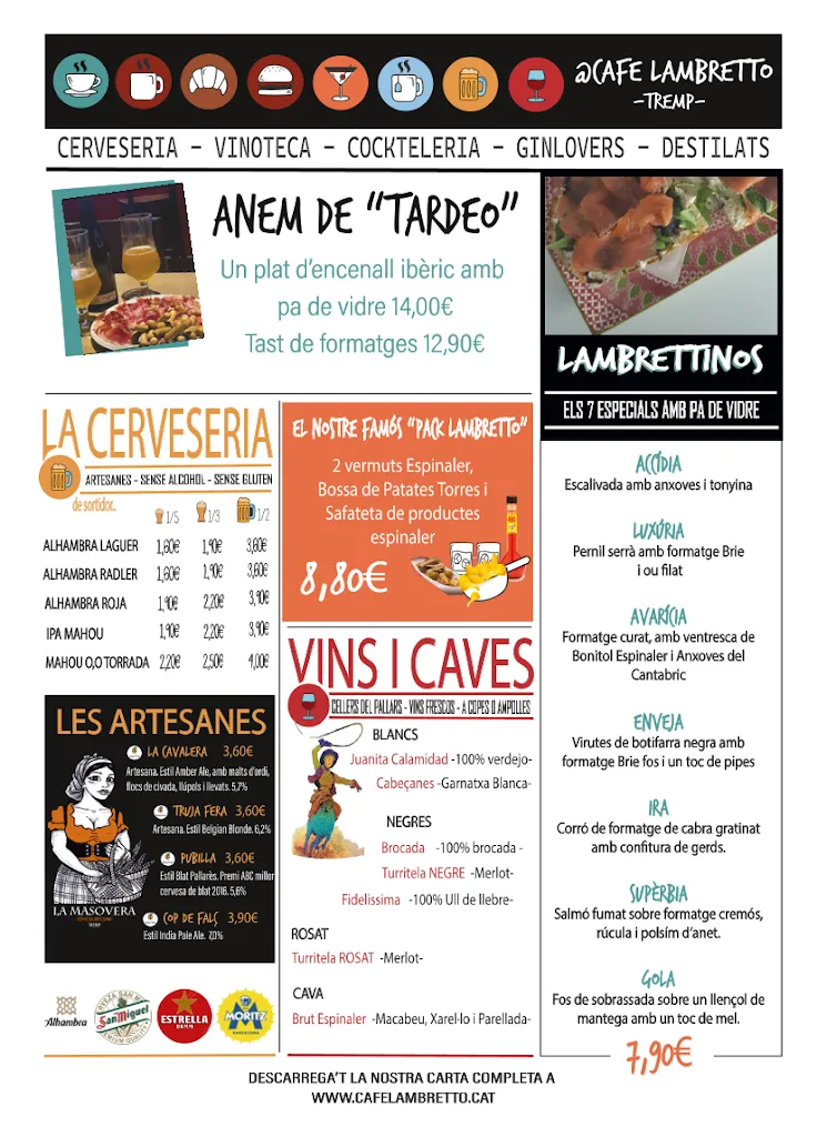 Menu_Cafè Lambretto_Castell de Mur_image_2