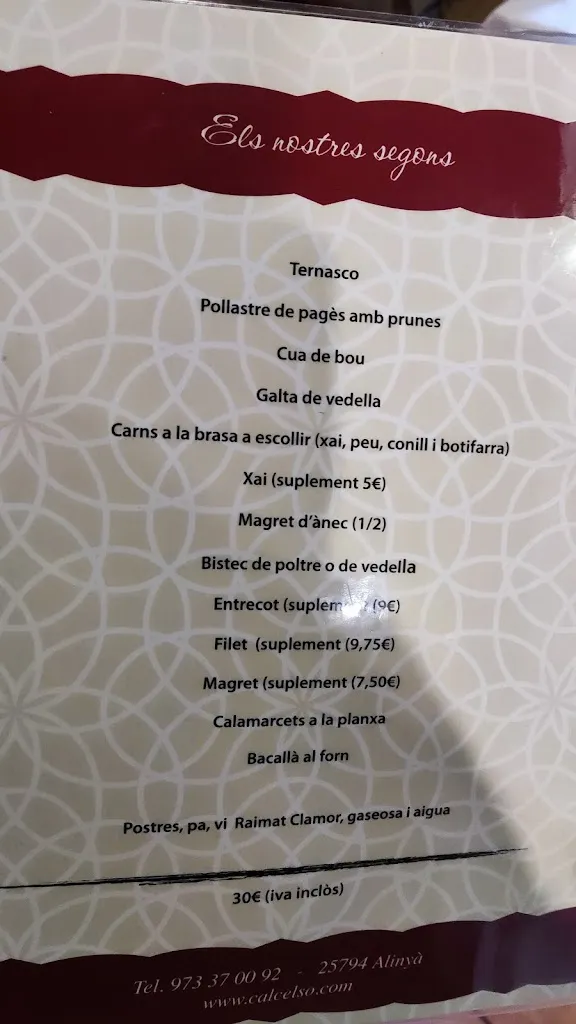Menu_Cal Celso_Fígols i Alinyà_image_4