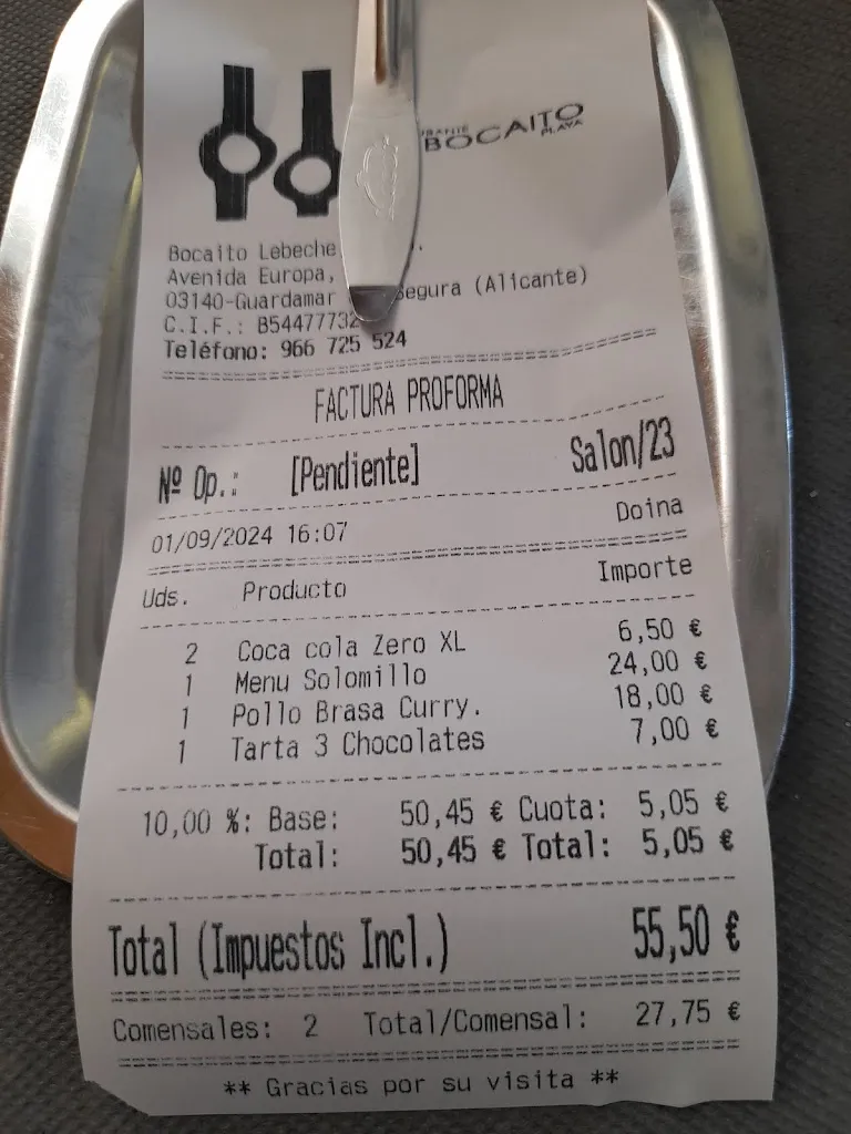 P Hall_Restaurante El Bocaito Playa_Guardamar del Segura_review