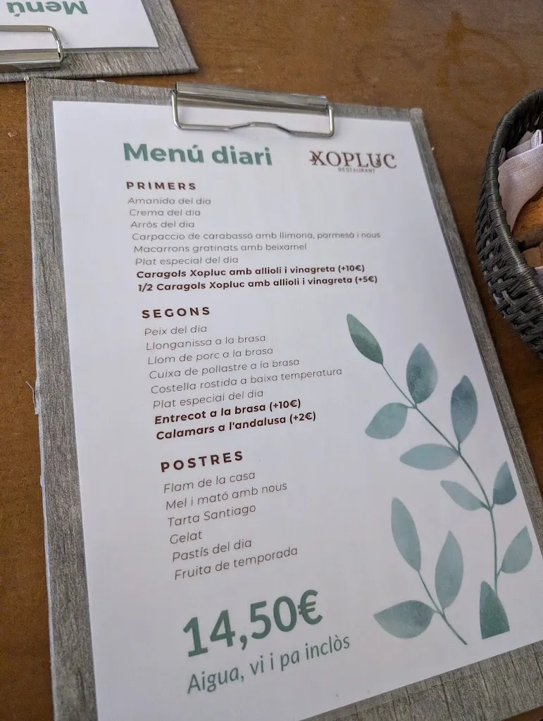 Menu_Xopluc Restaurant_Fuliola La_image_3