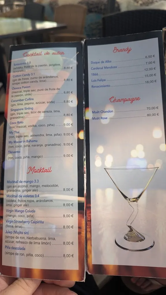 Menu_Bar restaurante Terraza Sotavento_Guardamar del Segura_image_2