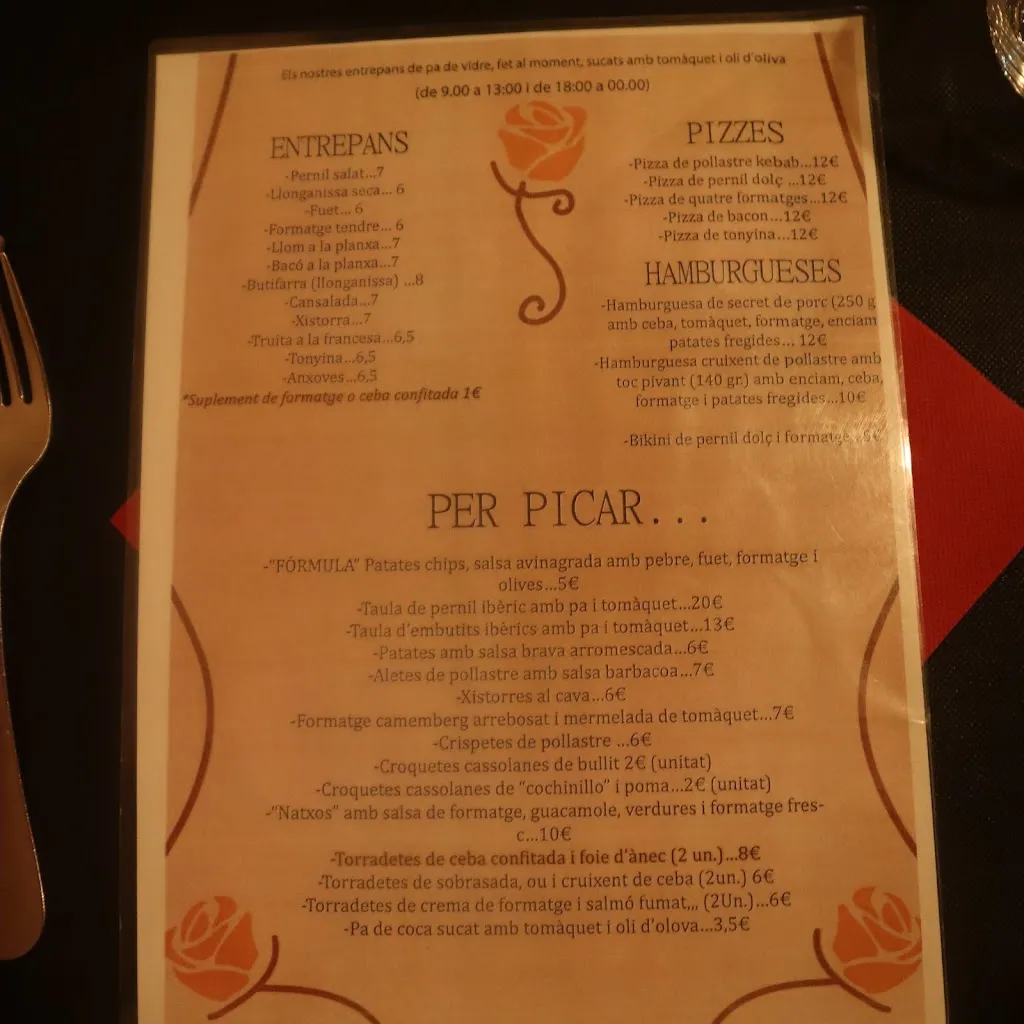 Menü_Restaurant Sant Jordi_Guimerà_Bild_1