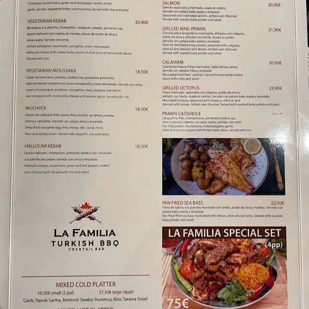 Menu_LA FAMILIA TURKISH BBQ COCTAILBAR_Guardamar del Segura_image_2