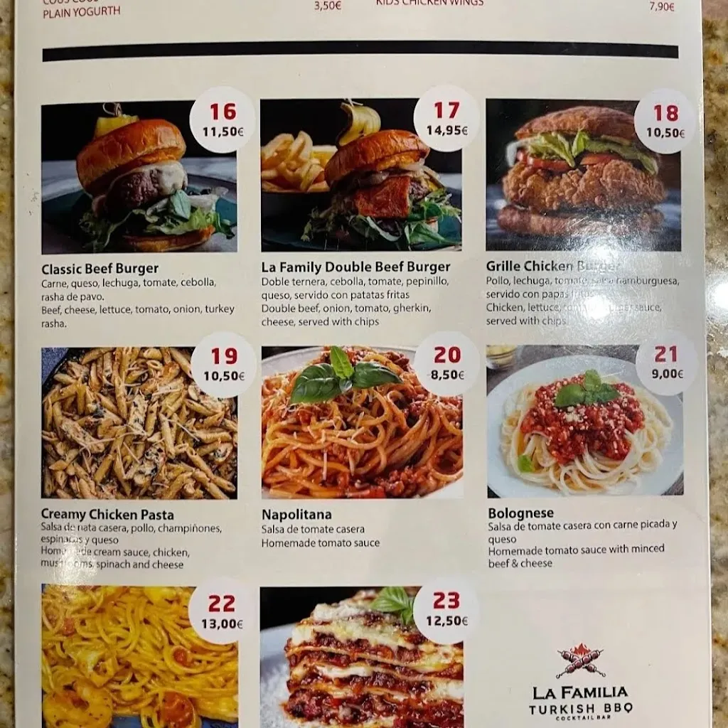 Menu_LA FAMILIA TURKISH BBQ COCTAILBAR_Guardamar del Segura_image_3