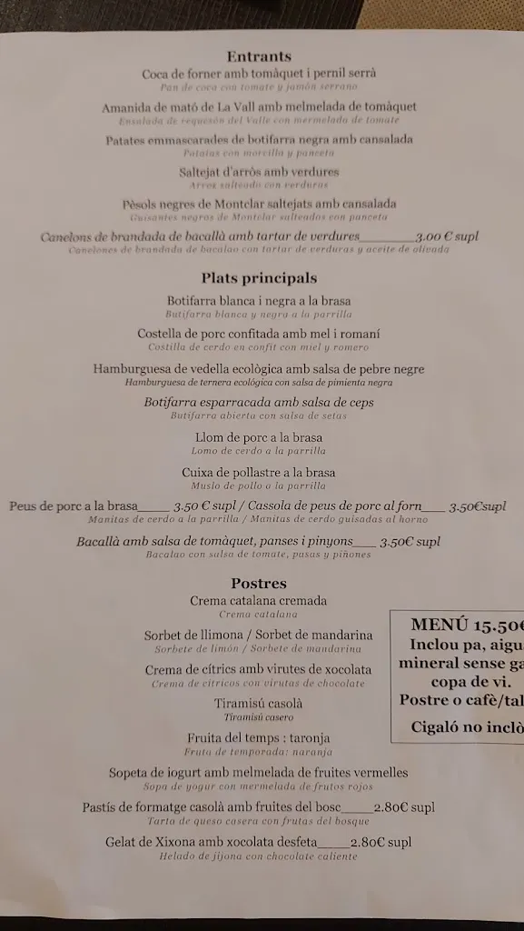 Menu_Restaurant Vilasaló - restaurant al Solsonès a Sant Llorenç de Morunys prop del Port del Comte_Guixers_image_2