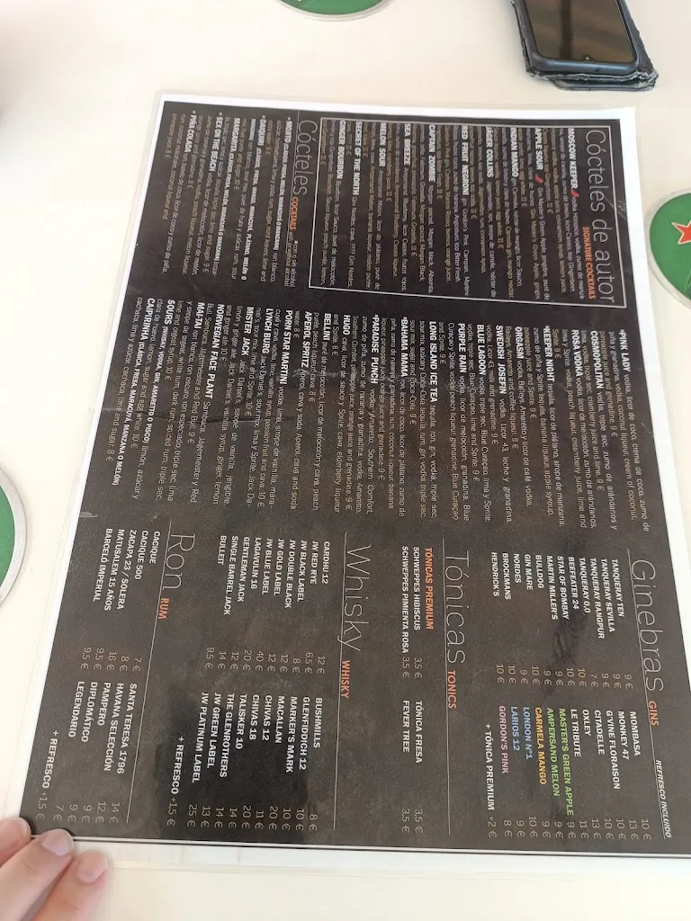 Menu_The Med Bistro & Bar_Guardamar del Segura_image_1