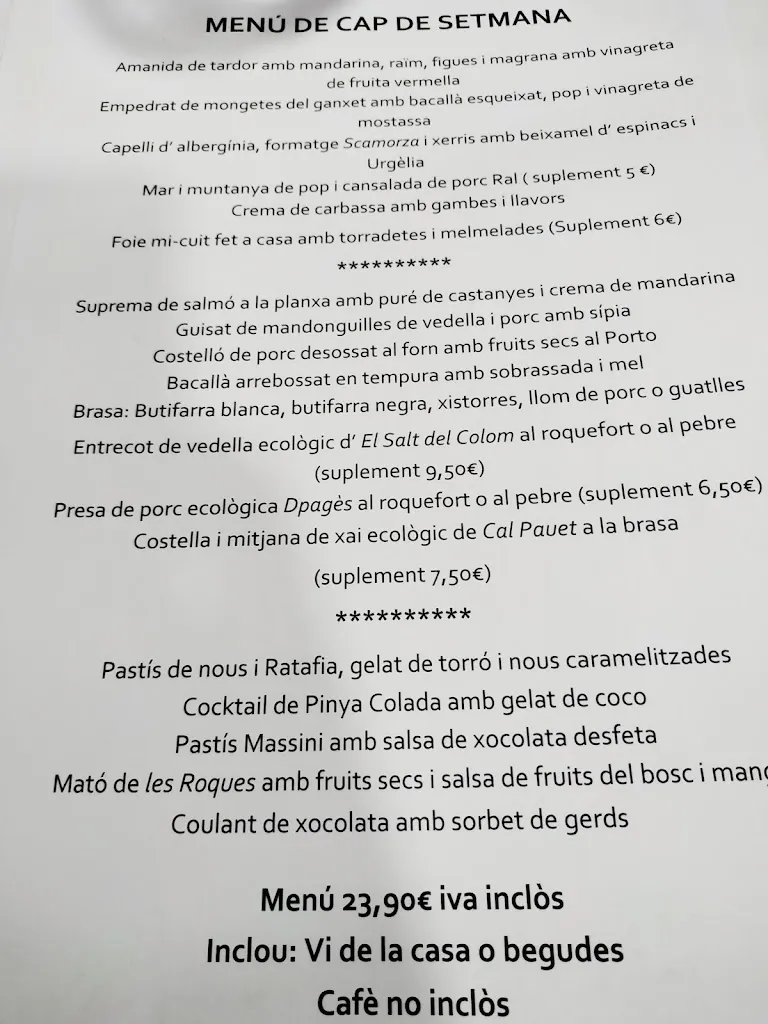 Menu_Restaurant Santa Llúcia _Guixers_image_2