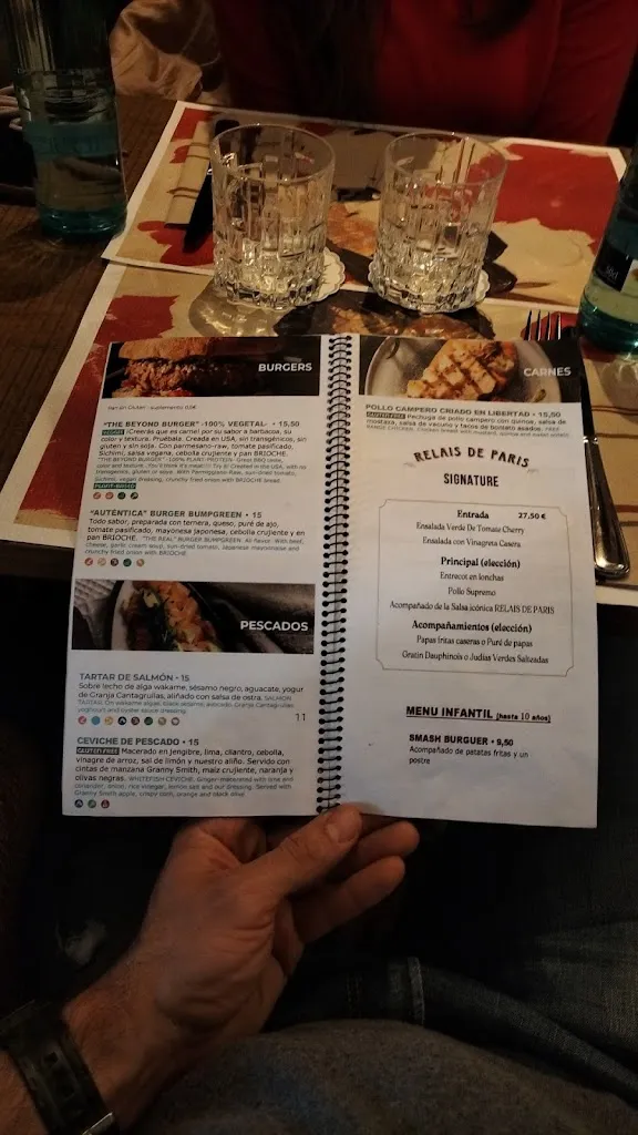 Menu_Relais de Paris - Restaurante Barrio Salamanca_Les_image_1