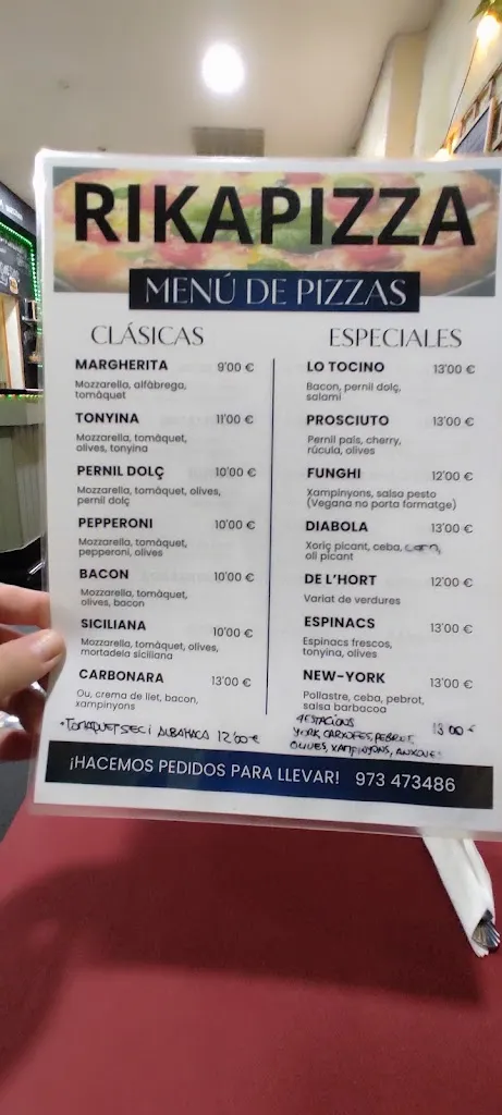 Menu_Pizza 115 Juneda_Juneda_image_2