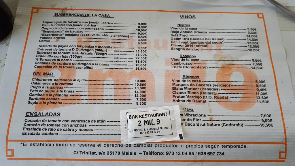 Menu_ASADOR RESTAURANT 2MIL9_Maials_image_1