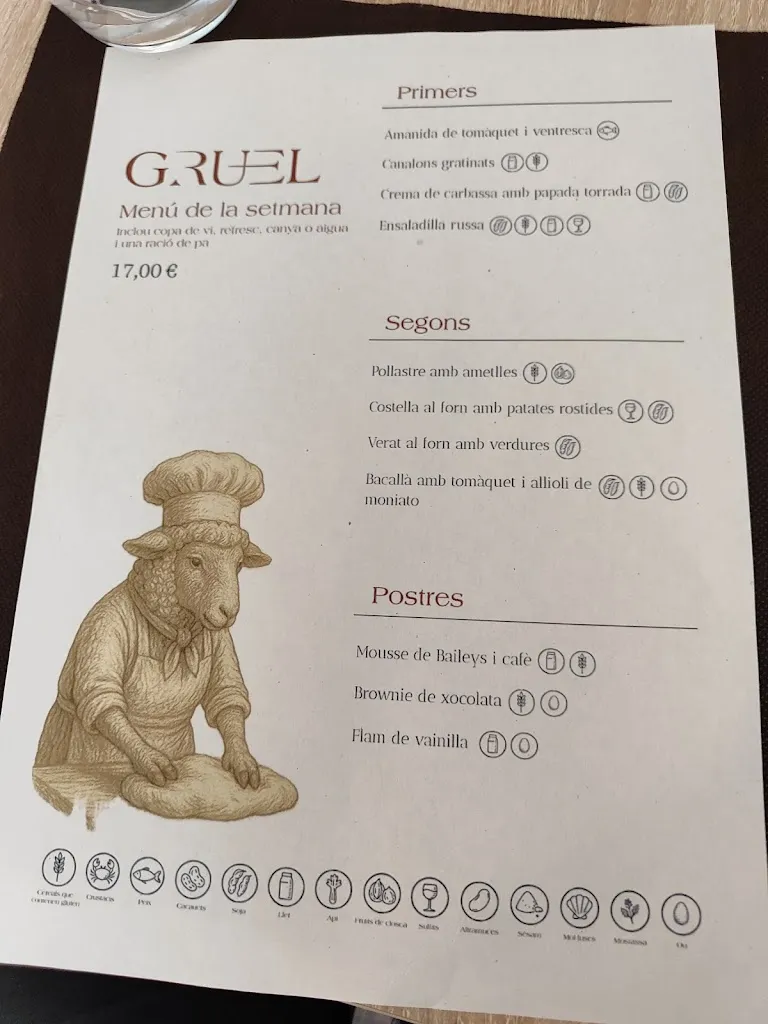 Menu_Gruel Restaurant | Cuina tradicional_Miralcamp_image_3