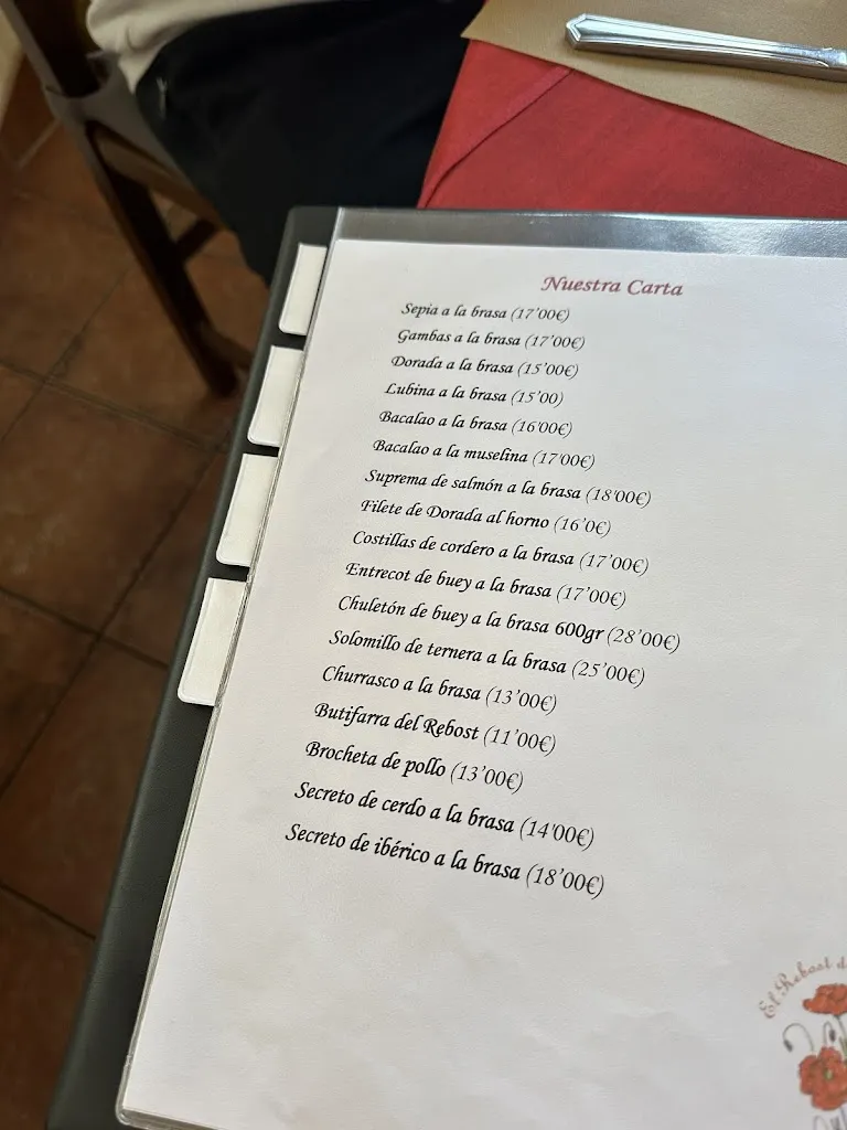 Menu_El Rebost de la Segarra_Massoteres_immagine_1