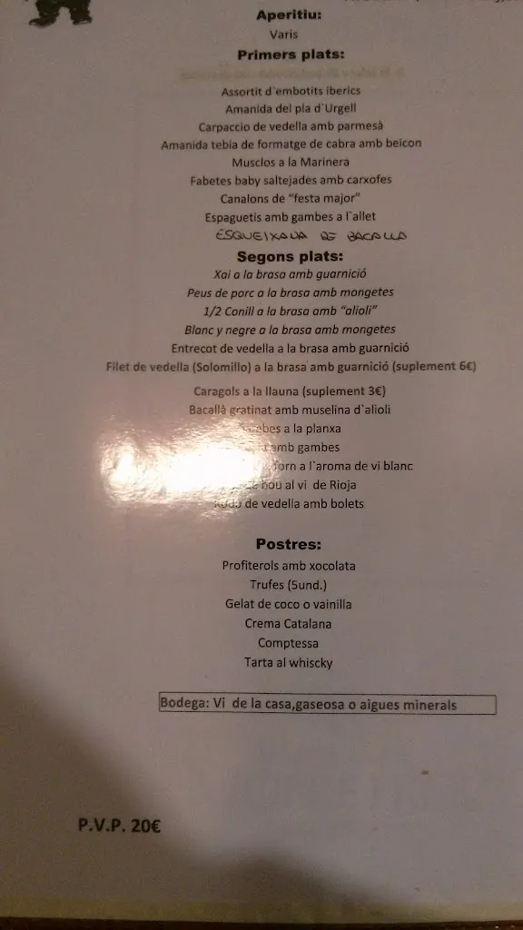 Menu_La Bota de l'Avi_Mollerussa_image_1