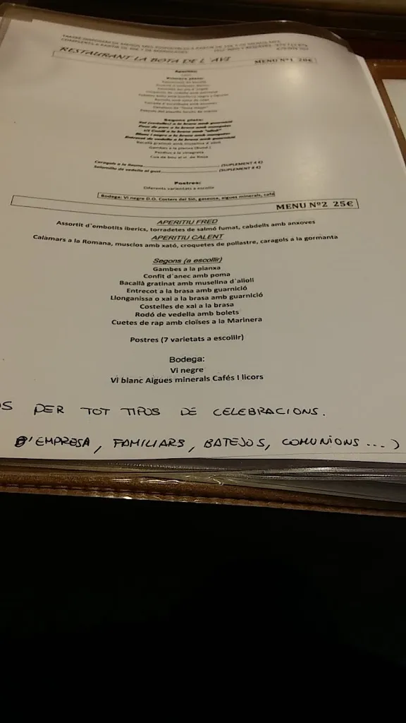 Menu_La Bota de l'Avi_Mollerussa_image_4